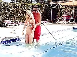 Big tits Kayla Kayden fucked by the pool